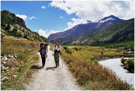 Trekking in Annapurna region, Nepal