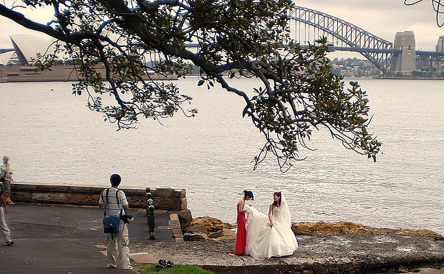 Wedding with a beautiful view in Sydney