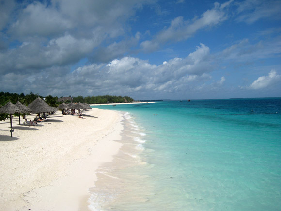 Beautiful beach in Zanzibar