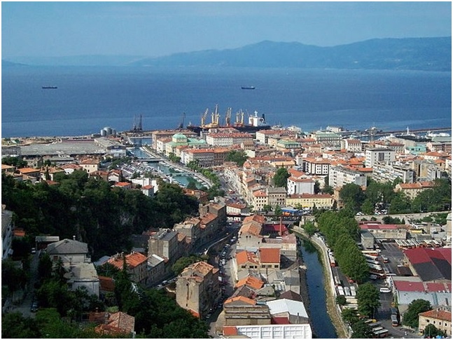 View of Rijeka, Croatia